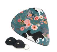 Guitar Picks With Full-Surface Print â€“ Durable Abs Material Picks For Guitar And Ukulele, 3 Thickness Options For Clear And Rich Sound