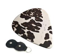 Guitar Picks With Full-Surface Print â€“ Durable Abs Material Picks For Guitar And Ukulele, 3 Thickness Options For Clear And Rich Sound