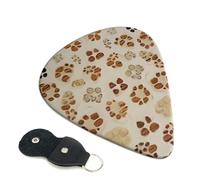 Guitar Picks With Full-Surface Print â€“ Durable Abs Material Picks For Guitar And Ukulele, 3 Thickness Options For Clear And Rich Sound