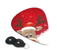 Guitar Picks With Full-Surface Print â€“ Durable Abs Material Picks For Guitar And Ukulele, 3 Thickness Options For Clear And Rich Sound