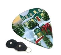 Guitar Picks With Full-Surface Print â€“ Durable Abs Material Picks For Guitar And Ukulele, 3 Thickness Options For Clear And Rich Sound