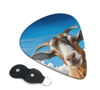 Guitar Picks With Full-Surface Print â€“ Durable Abs Material Picks For Guitar And Ukulele, 3 Thickness Options For Clear And Rich Sound