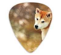 Guitar Picks Yellow Dogs Ukulele Picks 12 Pieces Including 0.46 mm 0.71 mm 0.96 mm