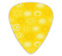 Guitar Picks Yellow Sun Hand Nature Premium Picks Sampler 12 Packs - Variety Guitar Picks Plectrums