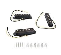 Guitar Pickup 3Pcs Metal Wood 6 String Replacement for Electric Acoustic Guitar - Clear Sound, Easy Installation, Versatile Use for Musicians (Rosewood)