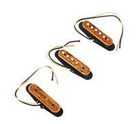 Guitar Pickup, 6 Strings Easy to Install Guitar Pickup Portable Metal Wood 3pc for the Guitarist (Maple)