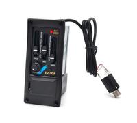 Guitar Pickup, Acoustic Guitar 3 Band EQ-505R Preamp Amplifier Equalizer Pickup, Black