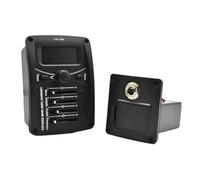 Guitar Pickup Acoustic Guitar Pickup 4 Bands EQ Equalizer Preamp Piezo Pickup With LCD Tuner Guitar Accessories