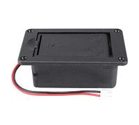 Guitar Pickup Battery Box 9V Battery Box Case Cover Holders for Guitar Bass Pickup Black