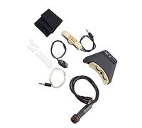 Guitar Pickup Black Adjustable Sound Hole Microphone Equalizer Piezo Pickup For Classical Folk Guitar