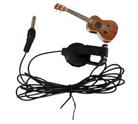 Guitar Pickup,Clamp Mount Transducer, String Audio Amplifier, Clear Sound Transmission, Easy Attachment Design, for Live Performance, Rehearsal, School Music Practice