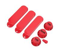 Guitar Pickup Cover, Guitar Pickups Cover with 2 Tone 1 Volume Knobs Switch Tip Guitar Pickup Cover Kit Single Coil Pickup Shell Humbucker Cover for Electric Guitar