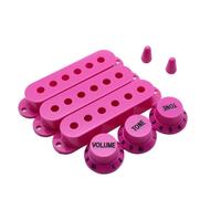 Guitar Pickup Cover Volume Single Coil Tone Knobs Selector Switch Tip Compatible with Stratocaster Strat Electric Fender Guitar Pickup (Purple)