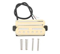 Guitar Pickup Dual Coil Noise Free Sweet Delicate Sound Excellent Accessory for Electric Guitar Replacement Upgrade with Metal Plastic Material Neck Middle Bridge Pickup