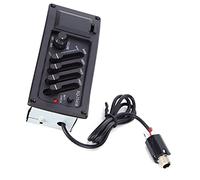 Guitar Pickup EQ for Acoustic and Electric Guitars, Professional 4-Band Control with Volume, Long-lasting Battery Box