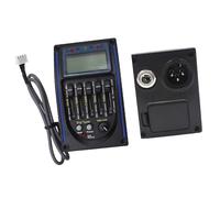 Guitar Pickup Five-band LCD Equalizer Tuner Folk Acoustic Guitar EQ Piezoelectric Pickup Acoustic Guitar Pickups Parts