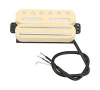 Guitar Pickup Metal Plastic Enhancing Sweet Delicate Sound with Dual Coil Design
