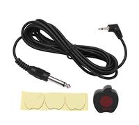 Guitar Pickup Piezo Contact Transducer, Black, Multi Function, No Interference, Opening Free Installation - High Fidelity Sound, Scratch ABS, Practice and Performance U
