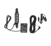 Guitar Pickup Set, Acoustic Guitar Pickup Amplifier, 12 Sound Holes with Microphone and Volume Control, Easy to Install ABS Pickup for Enhanced Acoustic Performance