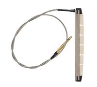 Guitar Pickup Stick Bridge Integrated Strip, Acoustic Folk Guitar Pickup, Piezo Suit Transducer for 6 Guitar, Metal ABS Material with 330mm Cable, to Install and Store