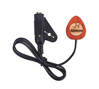 Guitar Pickup Wooden Piezo Contact Microphone for Violin Banjo Mandolin Ukulele Accessories Instrument Microphone