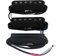 Guitar Pickups, 3PCS Alnico 5 Guitar Single Coil Pickups & Dual Rails Pickup Guitar Parts Guitar Pickups