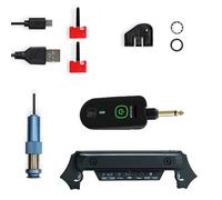 Guitar Pickups Acoustic Guitar Soundhole Pickup With Receiver Microphone For 80-120mm Sound-hole(Bk)