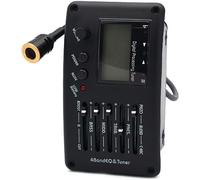 Guitar Pickups, Acoustic Pickup 4 Band Acoustic Guitar EQ Equalizer With Tuner And Micro Phone Guitar Pickup