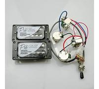 Guitar Pickups Alnico Classic Vintage And Pro Bucker Humbucker Pickups Electric Guitar With Pro Wiring Harness Electric guitar pickup (Color : Bk Pickups)