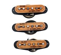 Guitar Pickups Alnico Maple Single Coil Pickup Guitar Neck/Middle/Bridge Pickups HL148/HL150/HL152 For Electric Guitars Maple Wood S-s-s Pickups Single Coil Guitar Pickups