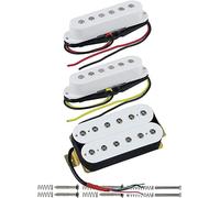 Guitar Pickups, Ceramic Single Coil Pickup Amplifier Humbucker Pickup SSH HSS Electric Guitar Pickup White Set Electric guitar pickup