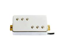 guitar pickups Chrome plated brass cap ceramic magnet pickup for 6 string electric guitar(1PC Bridge)