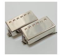 Guitar Pickups Electric Guitar Humbucker Pickups Set Nickel Cover Silver Braided Wire For Guitar Accessories