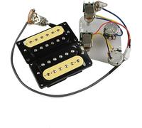 Guitar Pickups, Electric Guitar Pickup Replacement Prewired Guitar Pickups Humbucker Pickups Neck And Bridge Pickup Push-pull Single Cut Set