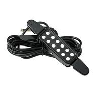 Guitar Pickups Folk Guitar Pickup Guitar Sound Hole-free Magnetic Pickup, Comes With A 300cm Connecting Line(Bk)
