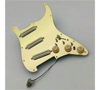 Guitar Pickups, Golden Mirror Guitar Pickups Fully Loaded Pickguard Humbucker Pickups Multifunctional Set Guitar Replacement Parts