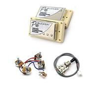 Guitar Pickups Guitar Alnico Humbucker Pickup With Silver Cover Wiring Harness Set For For SG Electric Guitar