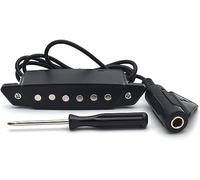 Guitar Pickups, Guitar Pickup With Active Power Interface For Acoustic Guitar Black