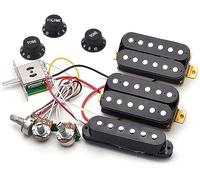 Guitar Pickups, Guitar Wiring Harness HSH Prewired Black And White For ST Electric guitar pickup