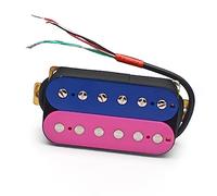 Guitar Pickups High Output Electric Guitar Humbucker Dual Coill Spliting Ceramic Magnet Pickup With 4 Conduct Cable (Color : Neck)