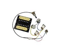 Guitar Pickups Humbucker Quick Connection Wiring Harness Electric Guitar Pickups(Color:Zebra Black)