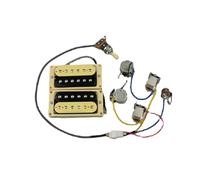 Guitar Pickups Humbucker SH1n SH4 4C Quick Connection Wiring Harness Electric Guitar Pickups (Color : Zebra Yellow)