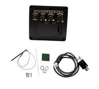 Guitar Pickups Preamp EQ Tuner Piezo Pickup Equalizer System Equalizer EQ With Tuner For Acoustic Guitar Pickup