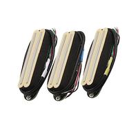 Guitar Pickups SSS Pickup Set Single Coil Sized Guitar Humbucker Hot Dual Rails Ceramic Magnet Pickup For For ST Electric Guitar (Color : 04)