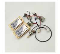 Guitar Pickups Standard Electric Guitar Humbucker Pickups With Silver Cover Wiring Harness Set