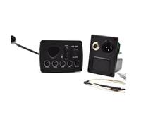 Guitar Pickups Three Band Equalizer Acoustic Guitar Pickup With Microphone Board For Six String Instruments