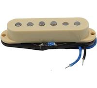 Guitar Pickups, Vintage Alnico 5 Staggered Single Coil Pickup Bright Sound For Electric Guitar Guitar Pickups(Yellow Middle)