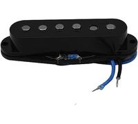 Guitar Pickups, Vintage Alnico 5 Staggered Single Coil Pickup Bright Sound For Electric Guitar Guitar Pickups(Black Middle)