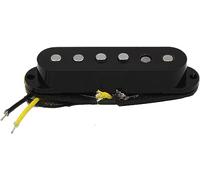 Guitar Pickups, Vintage Alnico 5 Staggered Single Coil Pickup Bright Sound For Electric Guitar Guitar Pickups(Black Bridge)