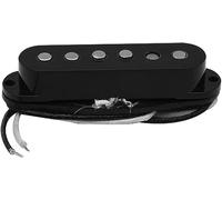 Guitar Pickups, Vintage Alnico 5 Staggered Single Coil Pickup Bright Sound For Electric Guitar Guitar Pickups(Black Neck)